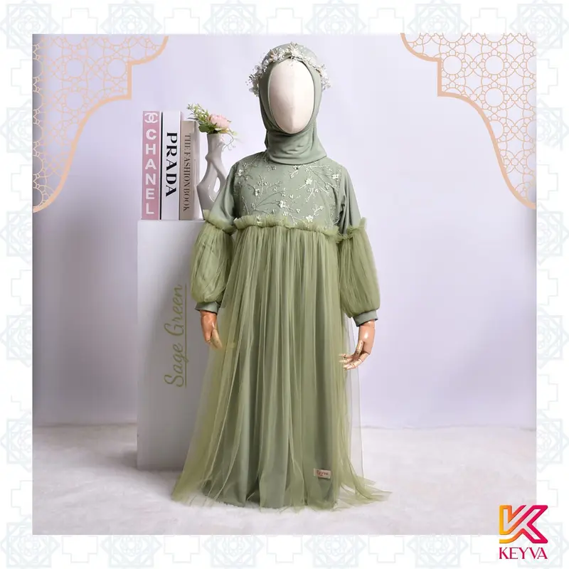 Queena Gamis Balita Set Keyva 3