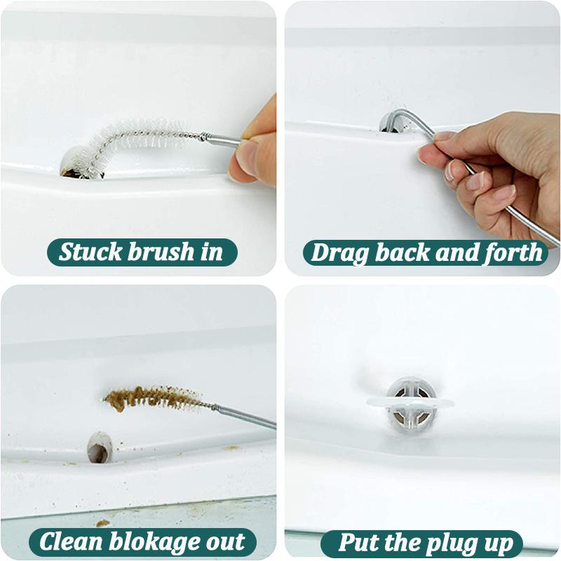 Product Introduction of 5Pcs/Set Refrigerator Drain Hole Clog Remover Dredge Cleaning Tools Fridge Hole Brush Water Outlet Cleaner for Household Clean 23