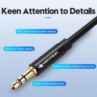 Gambar Vention Kabel Aux Audio Splitter 3.5mm Female to 2 Male 3.5mm PVC - 1 Meter dari Vention Authorized Store Kota Administrasi Jakarta Barat 4 Tokopedia