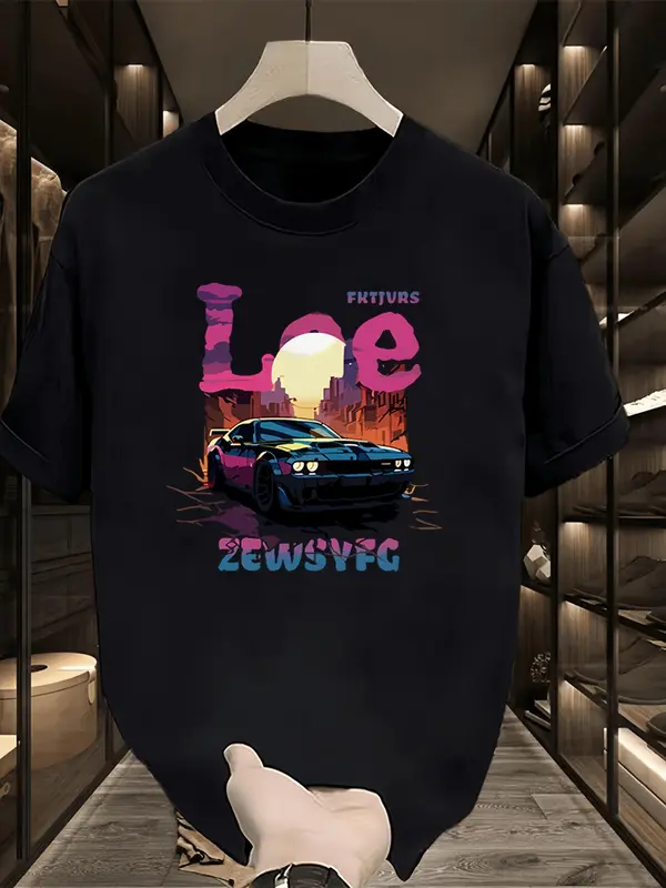 Kaos Tren Cetak Fashion Pria dan Wanita Muda 2025 - Bahan Nyaman - Toko Fashion 7