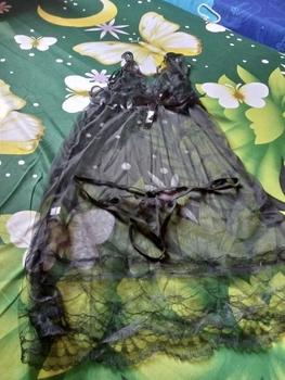 Product Review of Gaun Malam Wanita Renda Transparan DressLingerie Motif Bunga Fit Tidur 1177 from m**a 0