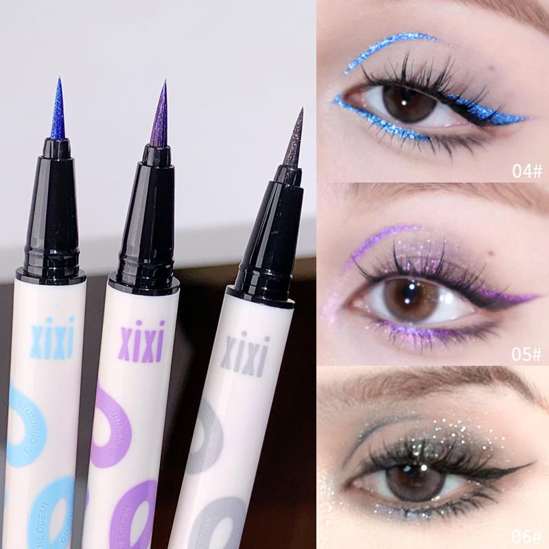 Bút chì kẻ Mắt Dạng Lỏng Ngọc Trai, xixi, Không Thấm Nước Và Chống Mồ Hôi, Lâu Trôi, Làm Sáng, Bút Kẻ Mắt Màu Tơ Tằm Đi nét, Trang Điểm Mắt, KHÔNG. D707