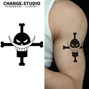 Hình Xăm Tạm Thời, Logo Râu, Kéo Dài Trong 15 Ngày, Không Thấm Nước Và Chống Ma Sát. Miếng Dán Hình Xăm