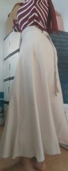 Product Review of Rok Flare Maxi Wanita | Himari Skirt | HULM from 0** 2