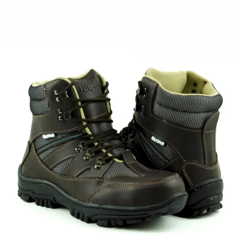 Sepatu Boots Safety Pria Ujung Besi Kerja Proyek Lapangan Original M50 8