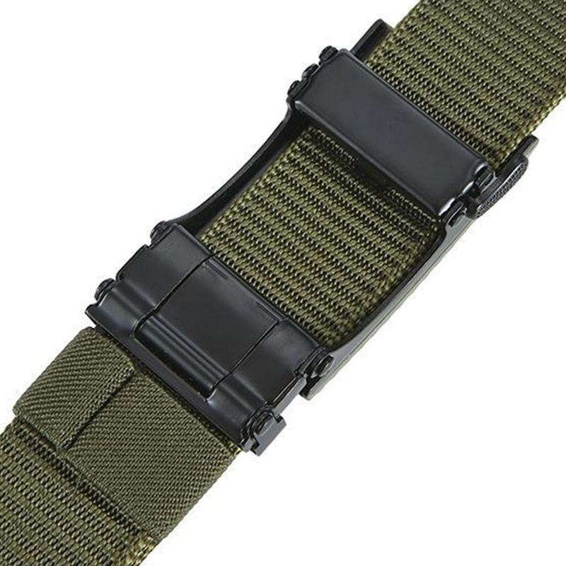 Thắt Lưng Ngoài Trời Co Giãn, Thường Ngày, Chiến Thuật, Thoáng Khí, Nylon, Khóa Hợp Kim 5