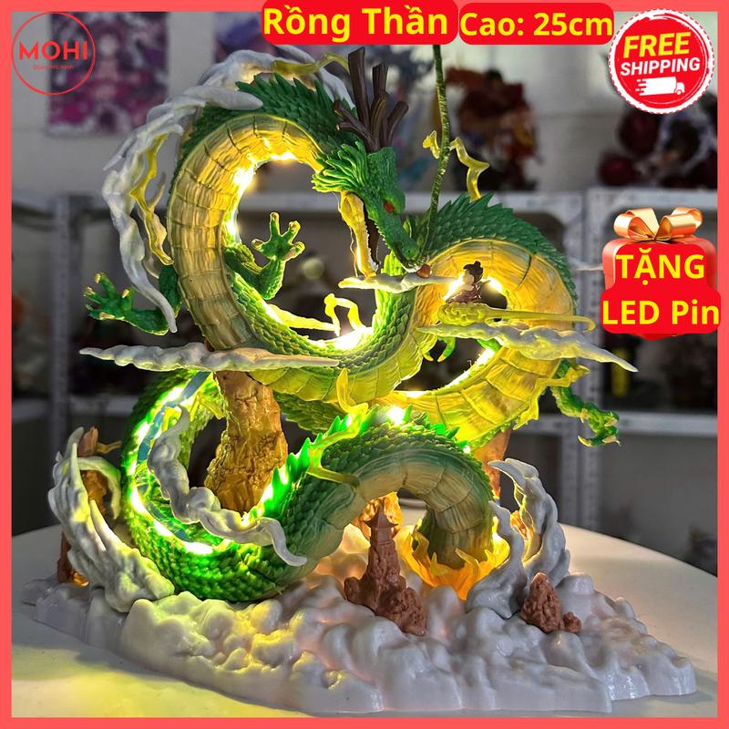  Mô hình Rồng Thần Trái Đất YoYo Shenron cao 25cm siêu đẹp - Dragon Ball  Tặng LED   Toy Đồ Chơi MOHI Store 