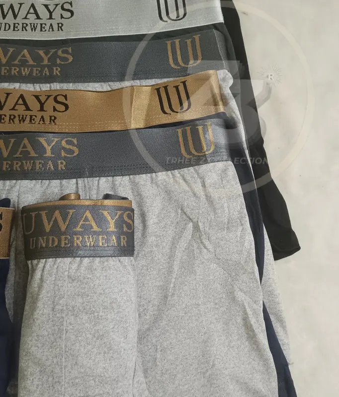 Paket Campur Boxer Celana Dalam Pria Serian Gold dan Emas 6 PCS Katun Lembut Nyaman dengan Karet Emas - Art cuci kering regular 1