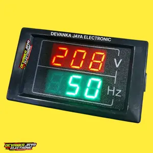 Voltmeter Digital AC dan HZ Merek Ternama