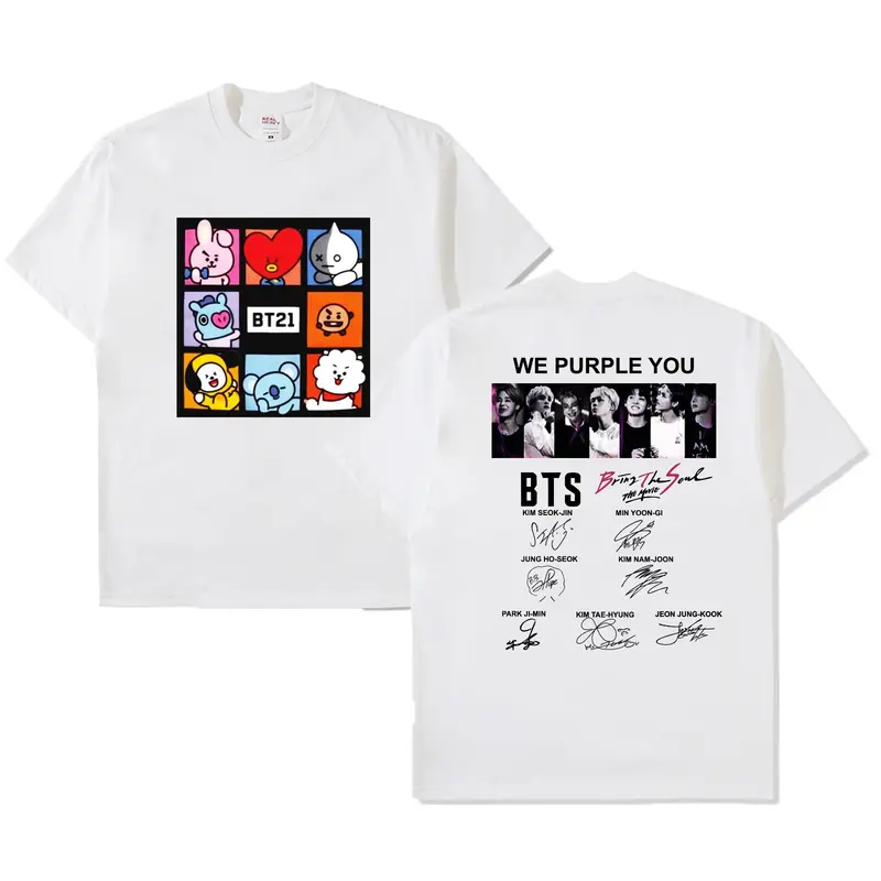 Kaos Bangtan bts21 full gambar we purple Your TTD Bangtan 2