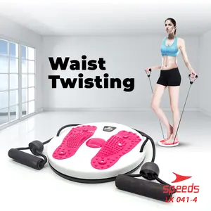 Speeds Waist Twisting Magnetic Tali Resistance Band Alat Olahraga Putar Gym Bisa Untuk Mengecilkan Perut dan Paha 041-4
