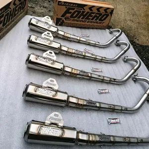 Knalpot MX KING,MX NEW,MX OLD,SONIC,SUPRA GTR. PROSTREET model Freeflow/lurus. original FOHERO