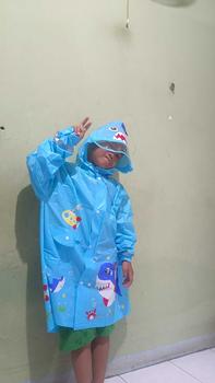 Product Review of A-CROSS JAS HUJAN SETELAN ANAK KUROMI DENGAN RUANG RANSEL DI BELAKANG LUCU DAN IMUT Pvc Biru Pink from A**J 0