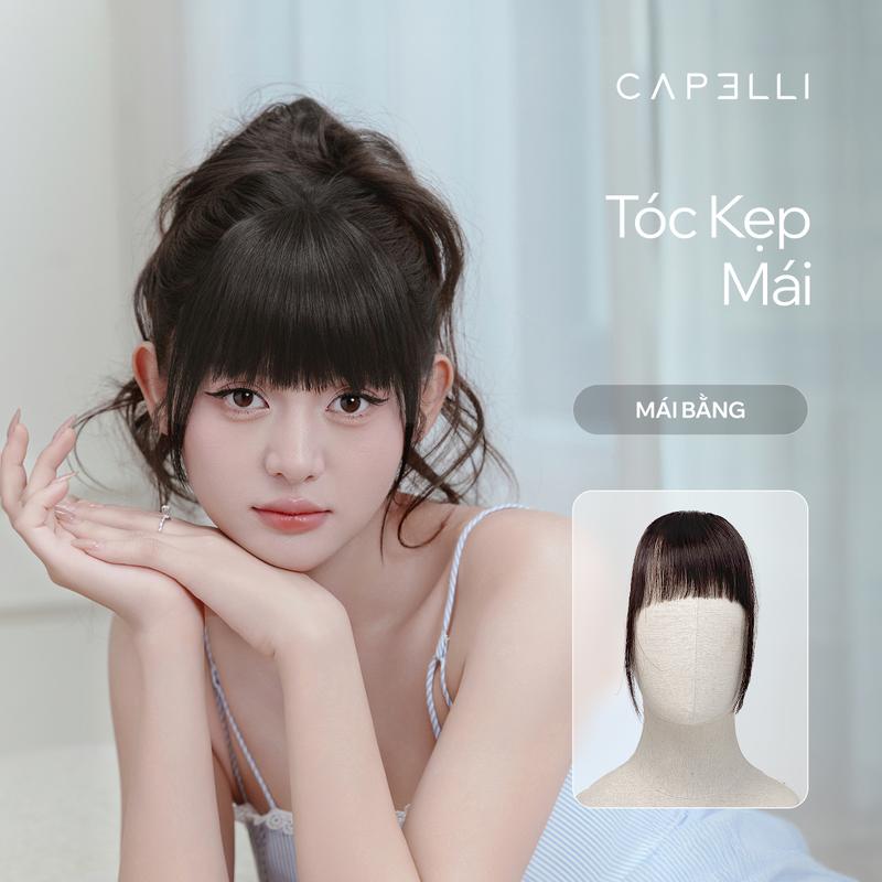 Tóc Kẹp Mái Bằng CAPELLI Dệt Thủ Công Từ Tóc Thật