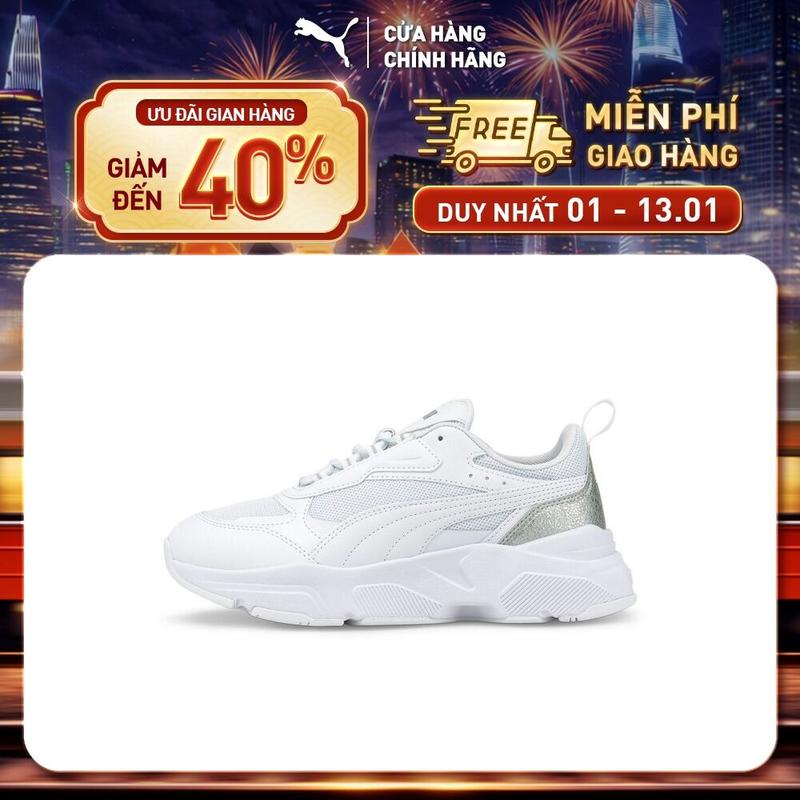  Giày thể thao PUMA nữ Cassia Distressed Màu Trắng 
