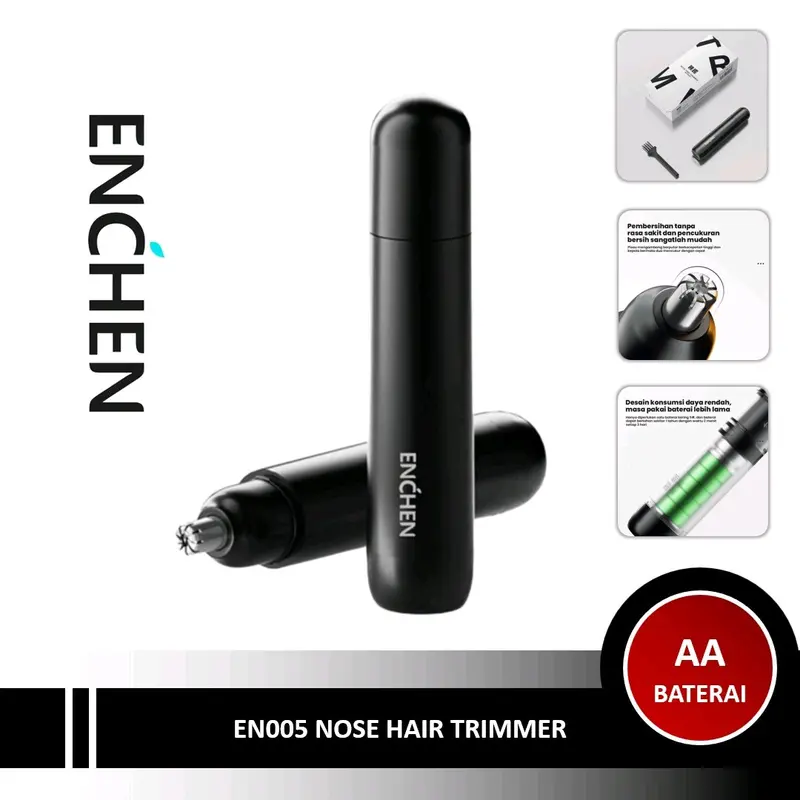Enchen Electric Nose Hair Trimmer EN005 | Baterai AA 0