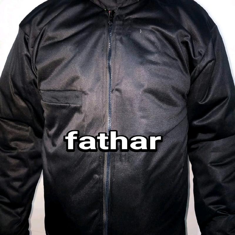 jaket maxim Slim-fitting Musim dingin Santai Katun Bordir Panjang 3
