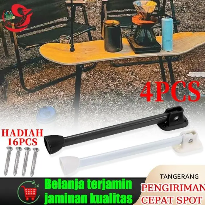TERMURAH!! 4Pc/set Kaki Meja Lipat Belajar Anak Portable Kaki Meja Lipat Laptop