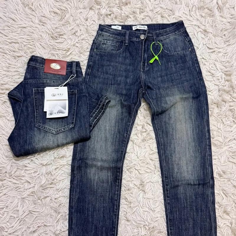 P01 Quần Jeans Nam Cao Cấp Co Giãn-Form Slim-Fit, Ống Côn Ôm Vừa Vặn