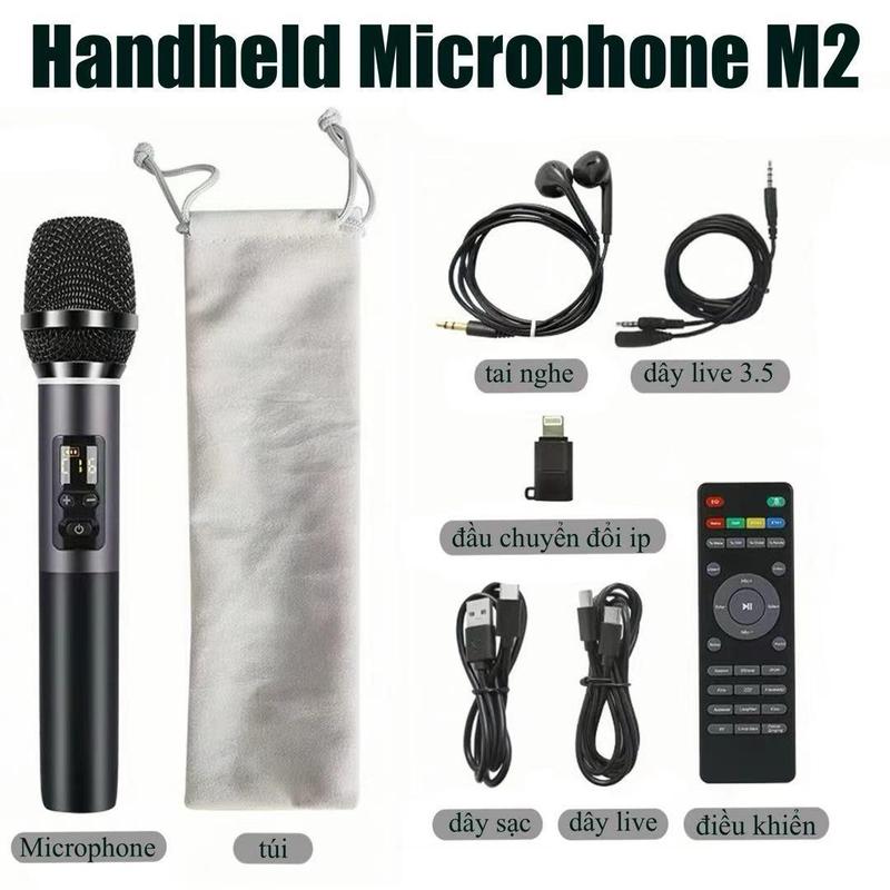  M2 sound card M2 micro sound card 2 trong 1 mic tích hợp sound card hỡ trợ hát karaoke hát live Card âm thanh chuyên ngiệp 