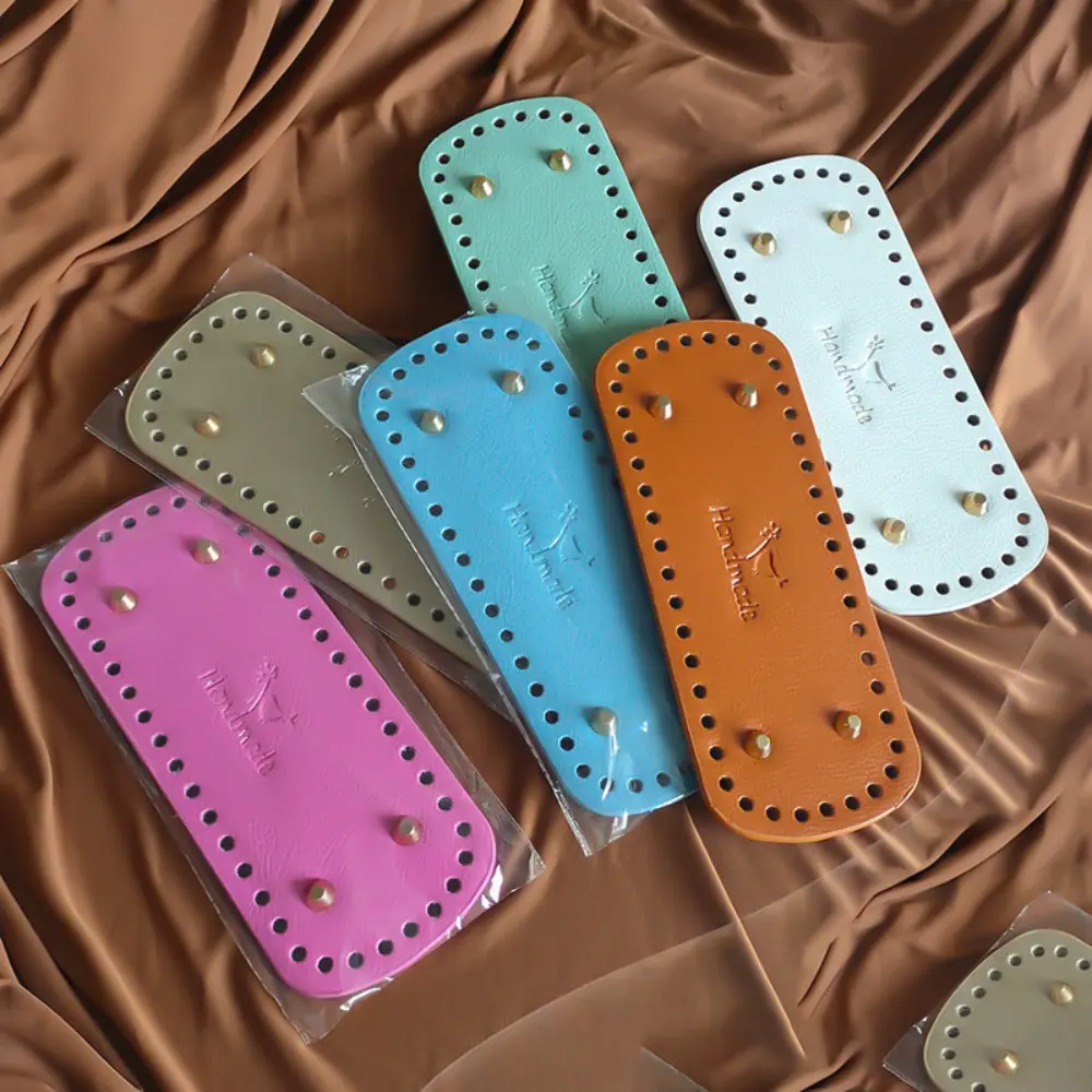 20cm*8cm Handmade Long Bottom Webbing for Crochet Bags Rectangle Bottom DIY Crochet Bag Bottom Long Bottom for Knitted Bag