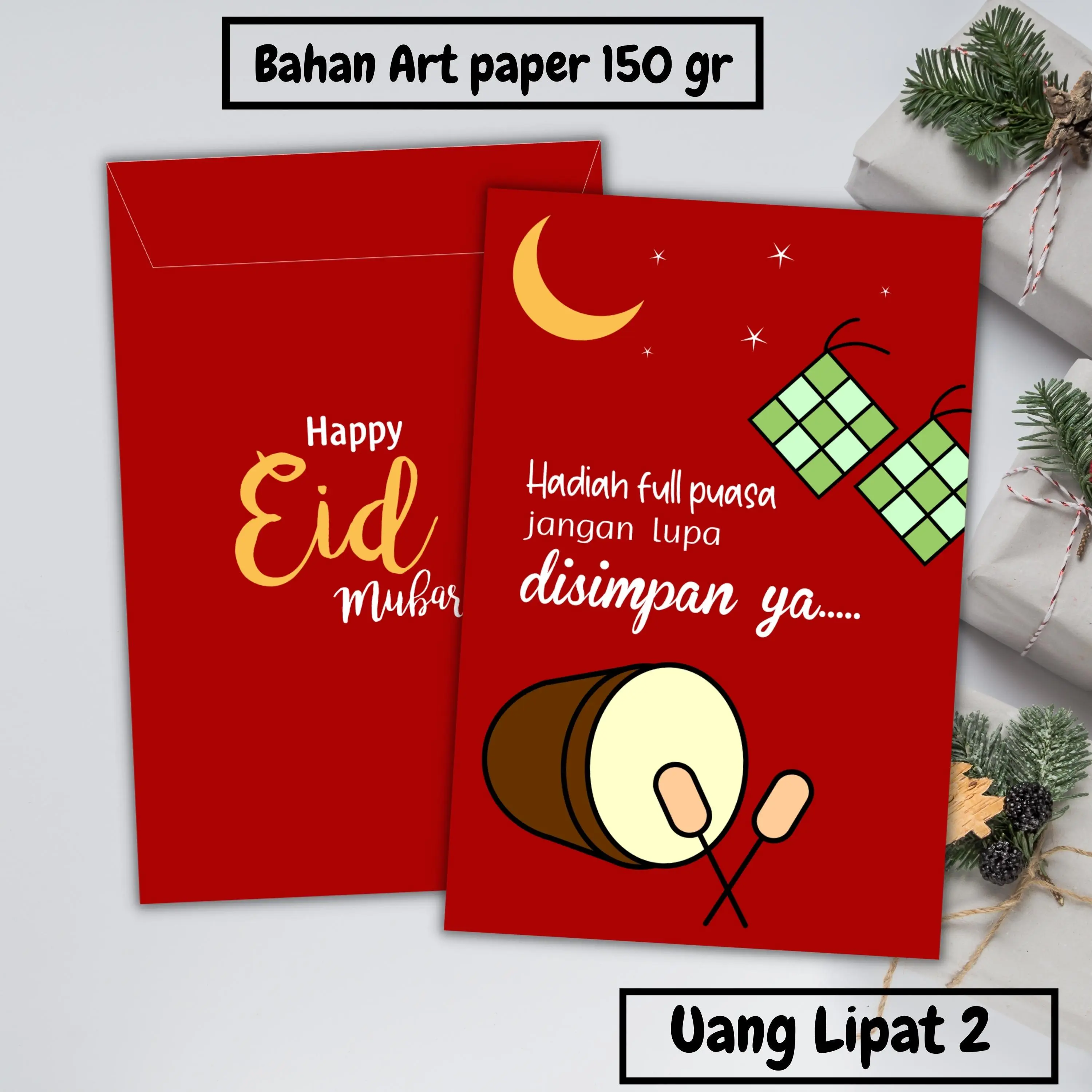 Angpau Lebaran Hari Raya Idul Fitri Terbaru Lucu Unik Aesthetic Custom Karakter Kekinian Murah