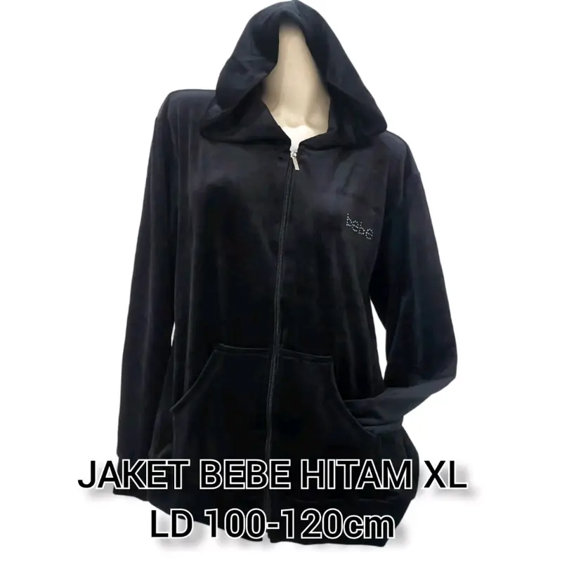 Jaket Bebe wanita beludru halus 0