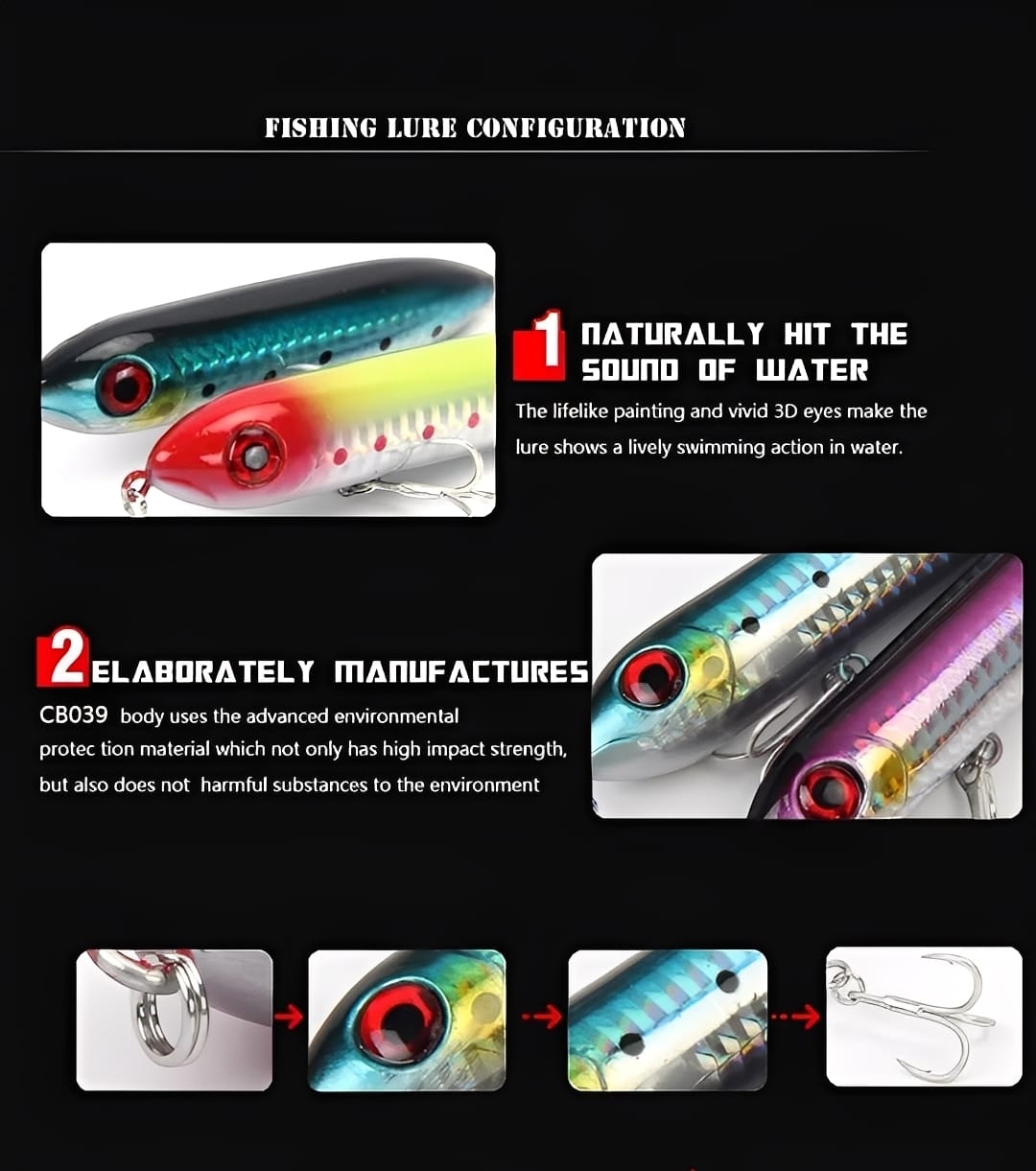 UMPAN CASTING MINNOW PENCIL UKURAN 10CM