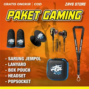 Paket gaming lengkap 5 item cocok untuk melengkapi kebutuhan berkain game anda