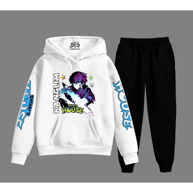 setelan hoodie anak motif karakter Kang Lim shinbi house/usia 3-17 tahun