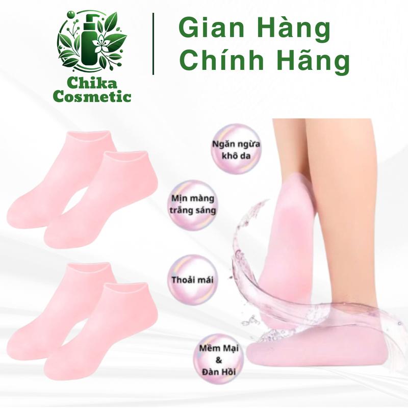 Tất Chân Silicon Ủ Kem Dưỡng Ẩm Loại 1 Dày Dặn Chống Khô Da Nứt Nẻ Giúp Bảo Vệ Da Dưỡng Trắng Mềm Da Co Dãn Phù Hợp Size Chân 34-38 kem dưỡng mềm da tay