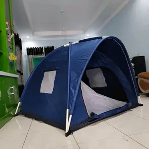 TENDA ANAK WARNA NAVI DONGKER BIRU TUA GAMBAR DINOSAURUS UKURAN JUMBO UNTUK UMUR 1-12 TAHUN Cowok Cewek