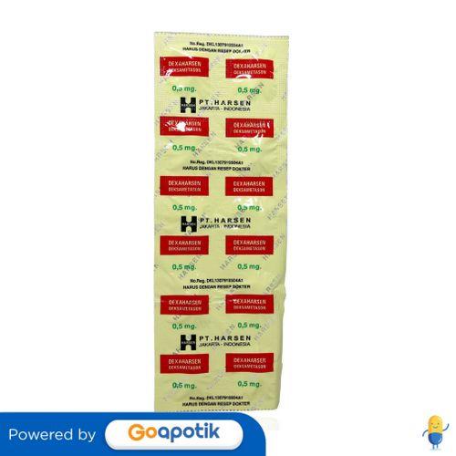 DEXAHARSEN 0,5 MG STRIP 10 TABLET