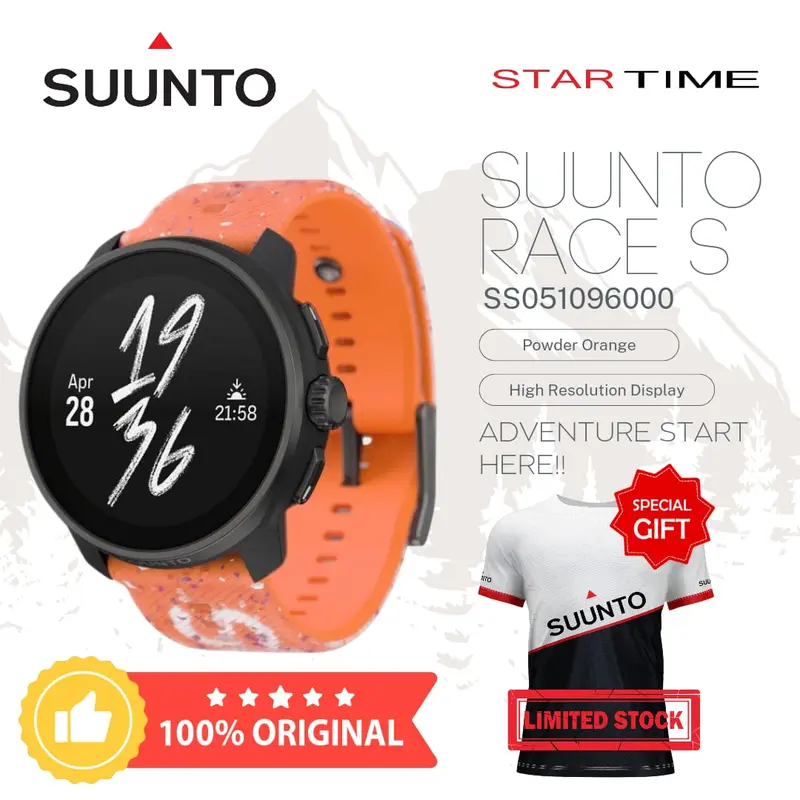 SUUNTO RACE S Jam Tangan Unisex SS051098000 Stainless Watches Sport watch 1