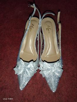 Product Review of Mayra - Alissa sepatu Pesta wanita big size 5cm pita kupu kupu sandal Shoes Sendal from i**h 0