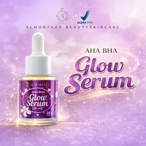 Almortaza GlowBerry AHA BHA Glow Serum - Serum Ringan untuk Kulit Lebih Halus Cerah dan Putih dengan Glycolic Acid dan Salicylic Acid