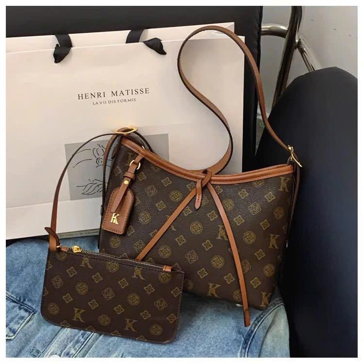 Túi xách da mềm đứng from size 30cm đeo chéo đeo vai túi dung tích lớn thời trang sang chảnh dành cho nữ kèm ví nhỏ kepnach