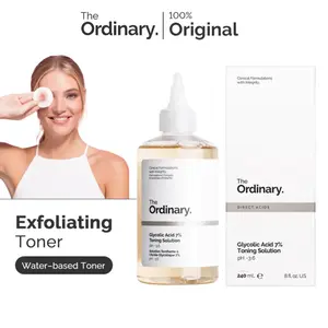The Ordinary Glycolic Acid 7% Solusi Toning Penghilang Bekas Jerawat dan Bintik Hitam Pengelupasan 240mL