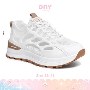 0512 [Sepatu DNY] Sneakers Olahraga Wanita Kekinian Terbaru Sepatu Kekinian Sport Shoes Kasual