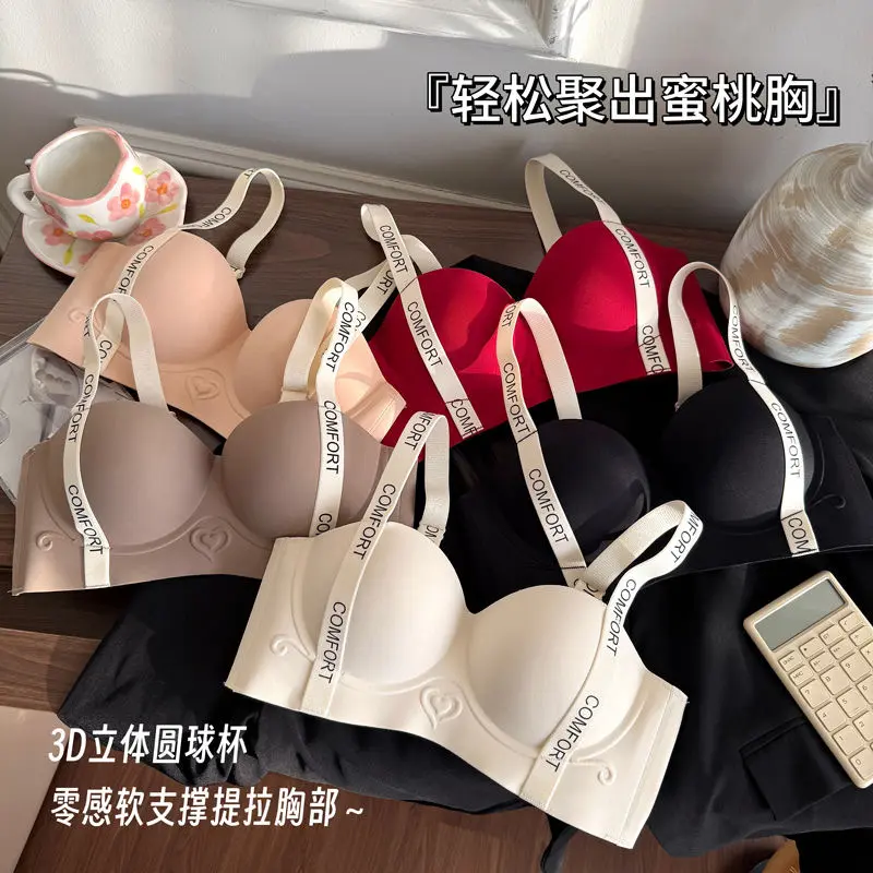 Áo Ngực Liền Mạch, Chất Lượng Cao, Đồ Lót Nữ, Không Dây, Đồ Lót, Nửa Cúp, Áo Ngực Nâng Ngực 6