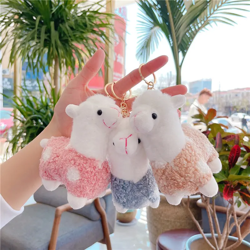 Đồ Chơi Nhồi Bông Búp Bê Alpaca, Mặt Dây Chuyền Nhỏ, Bán Buôn, Mặt Dây Chuyền Túi, Móc Chìa Khóa, Thích Hợp Làm Quà Tặng Hoạt Động 0
