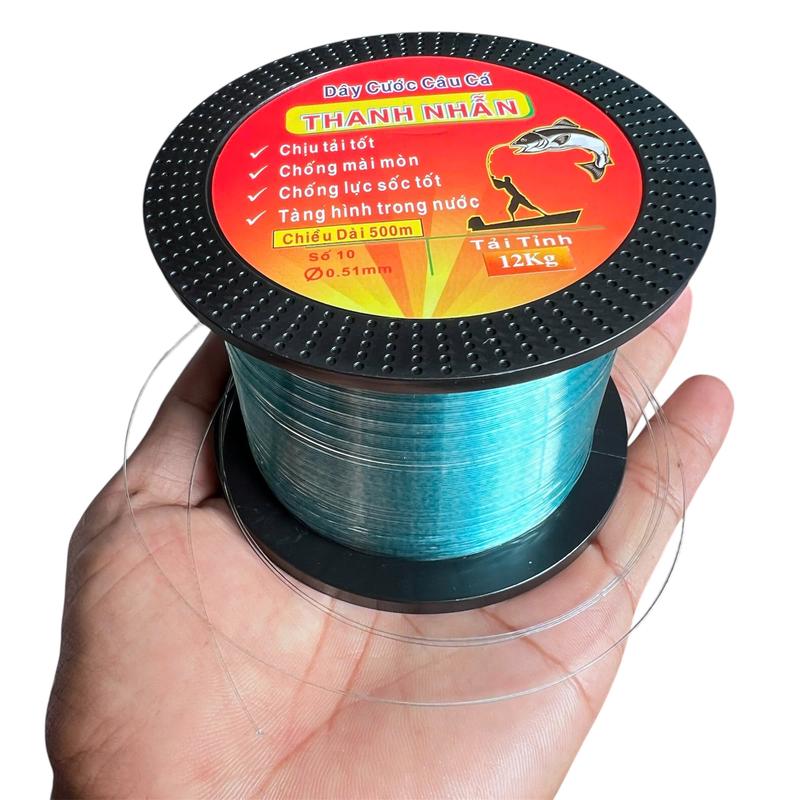   DEAL HÀNG MỚI  Cước Câu Cá THANH NHẪN 500M Màu Xanh Rêu 