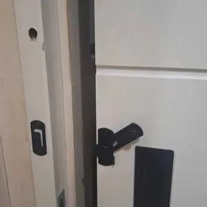 Grendel Pintu Hitam Adjustable Kunci Geser Door Latch Anti Maling Serbaguna