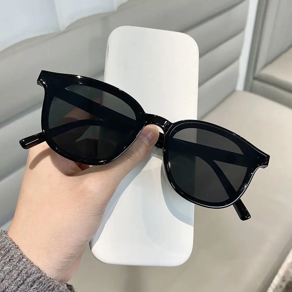 RRNS 249 Kacamata Hitam Korea Vintage Retro Fashion Import Wanita Pria Optik Sunglass