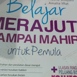 Buku Belajar Merajut Sampai Mahir untuk Pemula