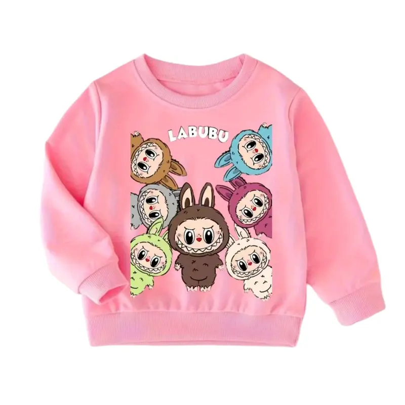 Sweater Hoodie Anak Labubu Terbaru 4-12 Tahun - jaket anak labubu - Kids, Fashion 5
