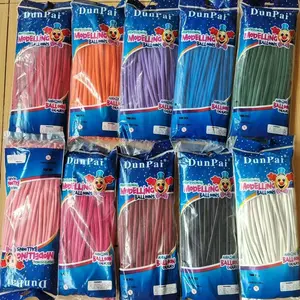 10 pcs Balon Pentil Tebal 2 gram 1 Warna / Balon Panjang / Twist / Magic / Cacing
