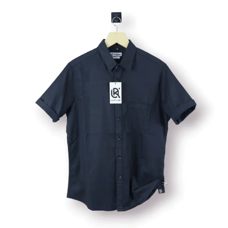 kemeja Cowok Distro terbaru Kemeja pria lengan pendek termurah Kemeja Tangan pendek 2
