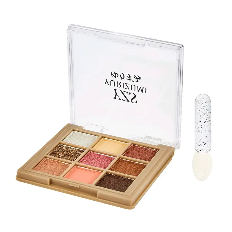 YZS Eyeshadow Pallete 9 Warna Eyeshadow Shimmer Perona Mata Matte Tahan Air 7