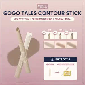 [READY ORI] Gogo Tales Contour Stick Contour Bronzer Shading Cream Tahan Lama Natural Shading GT667